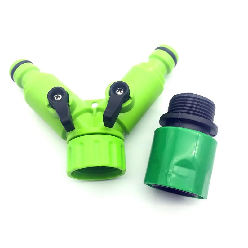 25 sets (50 pcs) Garden irrigation Y connector G 3/4 inch Quick