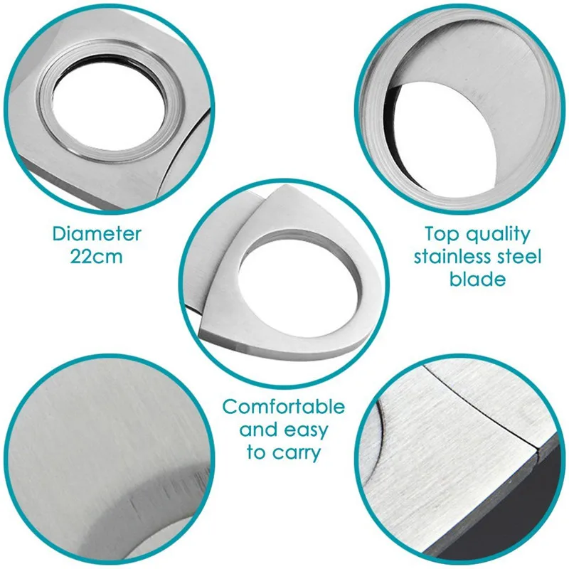 Pocket Cigar Cutter Stainless Steel Double Blade Knife Guillotine Scissors for Most Size of Cigars Smoking Accessories (7)