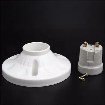 

Free shipping Diameter 33mm 1.3'' pottery lamp base for E27 light bulb screw inner ,10pcs/lot