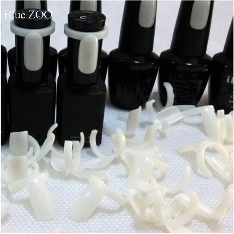 

Blue ZOO Beautiful Classic 50PCS Polish UV Gel Color Pops Display Ring For Nail Art Colour Chart Display 2017 Hot Sell