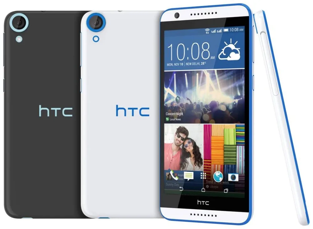 Разблокированный htc Desire 820 Dual SIM Otca Core Android телефон Dual 4G LTE 5," 1270*720 13 МП камера 16 Гб Мобильный телефон Смартфон