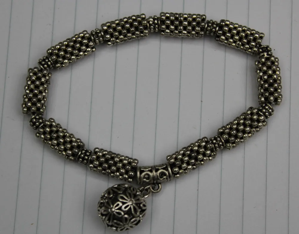 

bracelet zinc Alloy Bead spacer bead antique Silver sold per pkg of 5