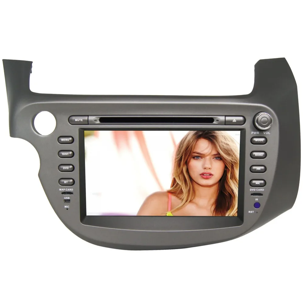 Perfect 8" HD 1024*600 Quad Core Android 6.0 Car DVD Radio GPS Navigation Player for Honda Fit 2007 2008 2009 2010 2011 2012 2013 DVR 0