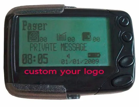 

Customizable wireless calling system pager, 100pcs alphanumberic pagers, Pocsag paging receiver, could custommize company logo