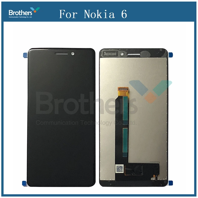 Для Nokia 6 ЖК-дисплей сенсорный экран панель дигитайзер сборка для 2018 ЖК-телефон