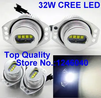 

32W(8W*4PCS) LED angel eyes bulb Led ring marker for BMW 3Ser E90 E91 320i 325i 330i 335i 328i 2005-2008 high brightness canbus