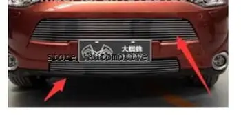 

2013-2016 for Mitsubishi Outlander Quality Stainless steel Car front bumper Mesh Grille Around Trim Racing Grills