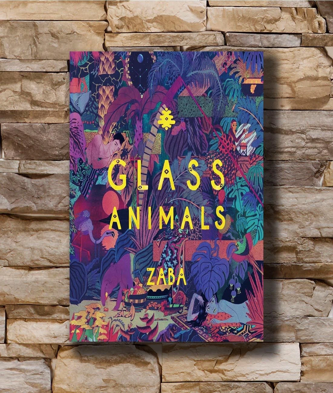 Q0415 Posters and Prints Glass Animals Zaba Indie England Rock Music Band  20x30 24x36In Art Poster Canvas Painting Home Decor|Painting & Calligraphy|  - AliExpress