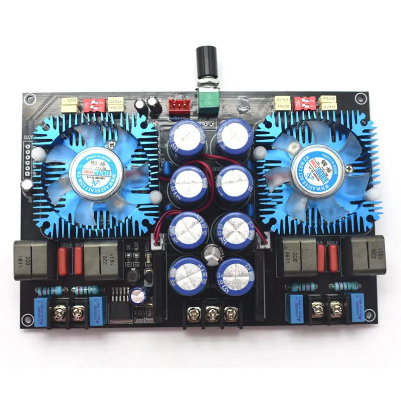  Tda8954Th Dual Core Digital Audio Amplifier 420W+420W 2.0 Stereo Amplificador Audio With Fan Ac24V
