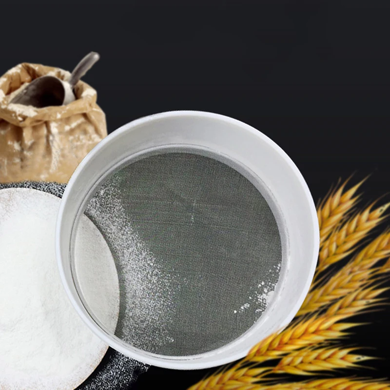 

Kitchen Baking Tool Sieve Powder Flour Mesh Baking Tools Flour Plastic Mesh Filter Flour Mesh Baking Pastry Tools