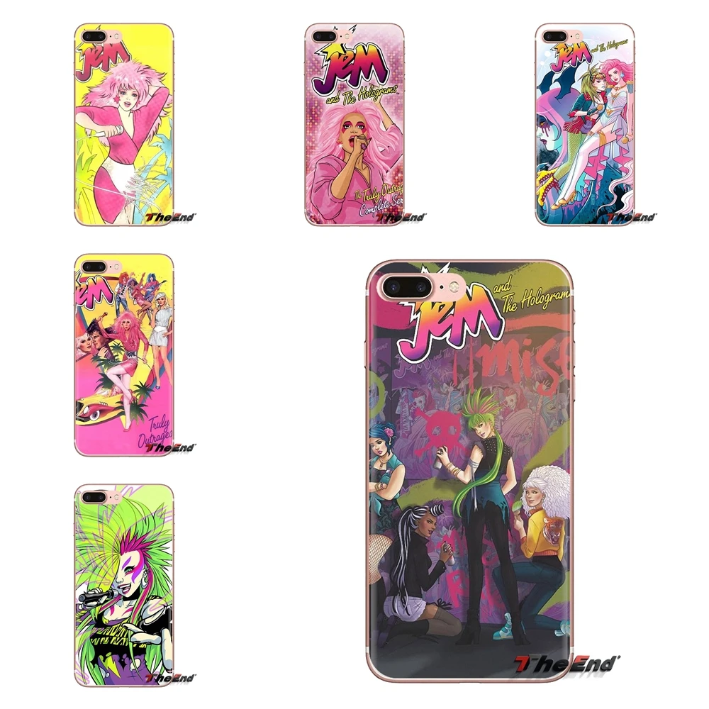 

For iPod Touch Apple iPhone 4 4S 5 5S SE 5C 6 6S 7 8 X XR XS Plus MAX Silicone Phone Shell Covers Jem and the Holograms American