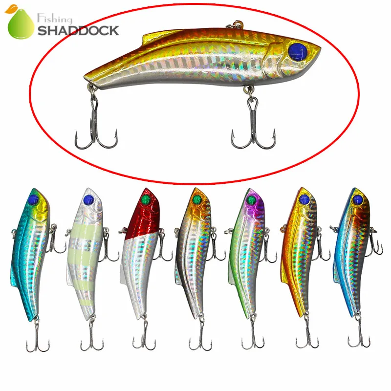

Shaddock Fishing 7pcs 9cm 27g Lead Minnow Fishing Wobbler Hooks Laser Sinking Hard Plastic Artificial Swimbait Lure Set