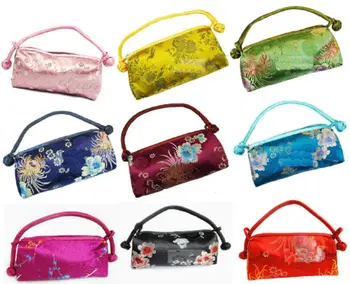 

Wholesale 10pcs Chinese Handmade Vintage Silk Evening Handbag Purses Pouch Bag