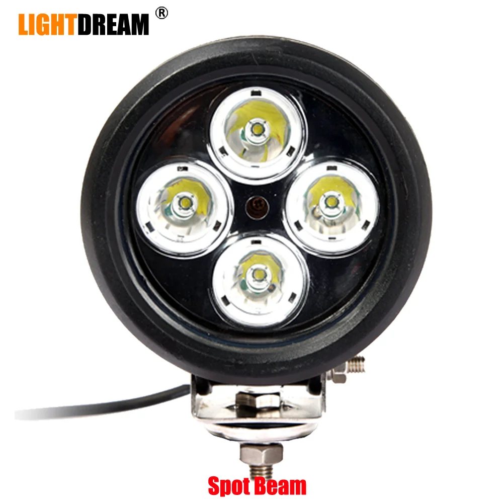 4," дюймовый круглый 40 Вт светодиодный Подсветка заменить John Deere RE19079, AR85260, RE12718 фонари тягача автомобилей 4x4 внедорожные огни x2pcs - Цвет: Spot Beam
