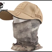 Emerson быстрый сухой Multi-функциональный капюшон Маска Охота шарф камуфляж Вуаль Сетка шарфы-ОДУ EM6628AT