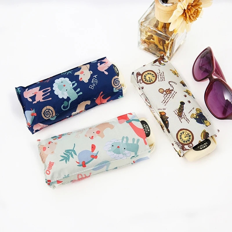 Umbrella Woman Mini Pockets Small Folding Kid Dolls Print Men Sun Rain Gear Parasol Umbrellas Bags For Women|umbrella bag|umbrella smallmini pocket