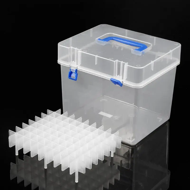  Transparent Marker Pens Storage Box Container Art Craft Tray Office Desk Organizor Home School Stud