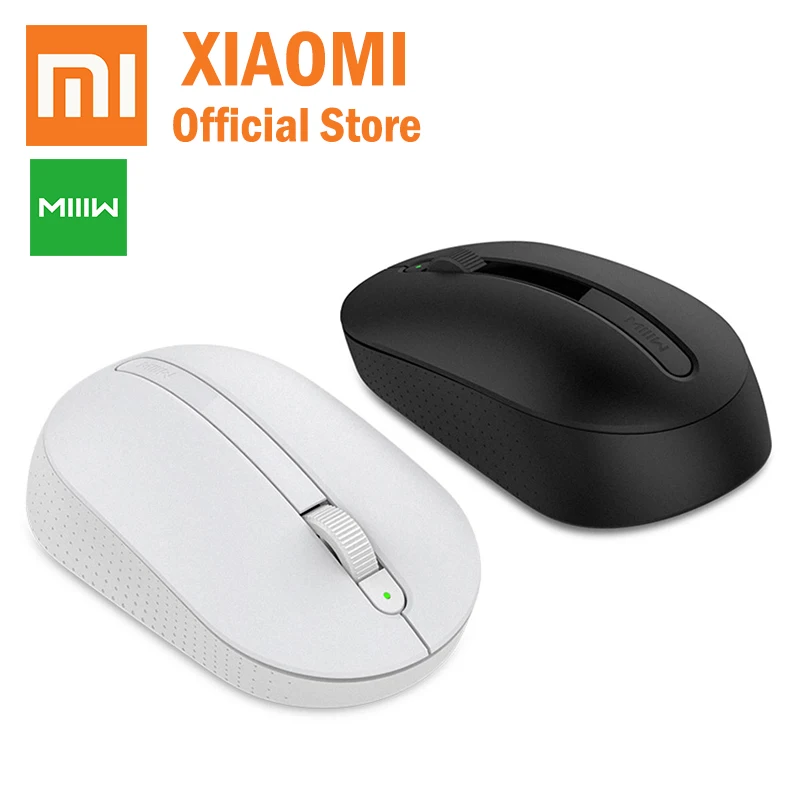 

Original Xiaomi MIIIW Laptop Wireless Home Office Mouse 1000DPI Laptop Gamer Non-slip Texture Mice Fully Symmetric Design