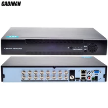 Gadinan 16CH ahdm 720 P DVR Регистраторы AHD-M DVR 16 каналов 2 sata hdd Порты и разъёмы 3 г AHD DVR Hybrid NVR 8 * ahdm (аналоговый) + 8*720 P (IP) ONVIF