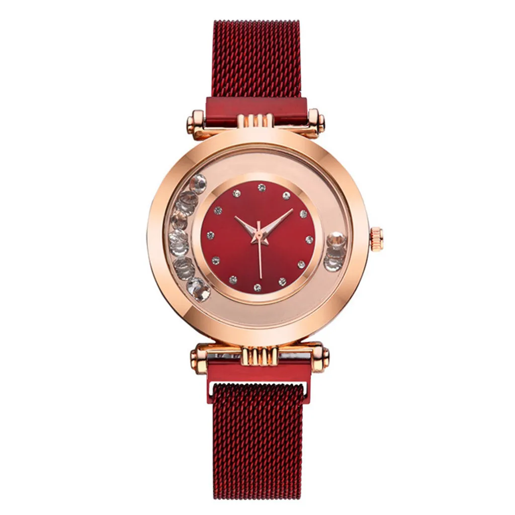 Женское платье часы Нержавеющая сталь Изысканные часы Для женщин кварцевые роскошные часы с браслетом Relojes Mujer A4