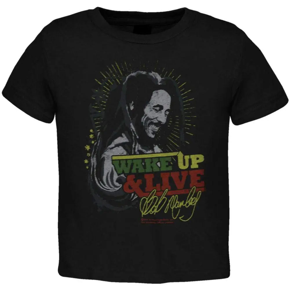 Mens Size Medium Black Bob Marley T-shirt