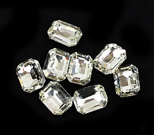 

LF 50Pcs Acrylic Rhinestone For Needlework FlatBack Cabochon Scrapbook Decoration Craft DIY Embellishments Accessories