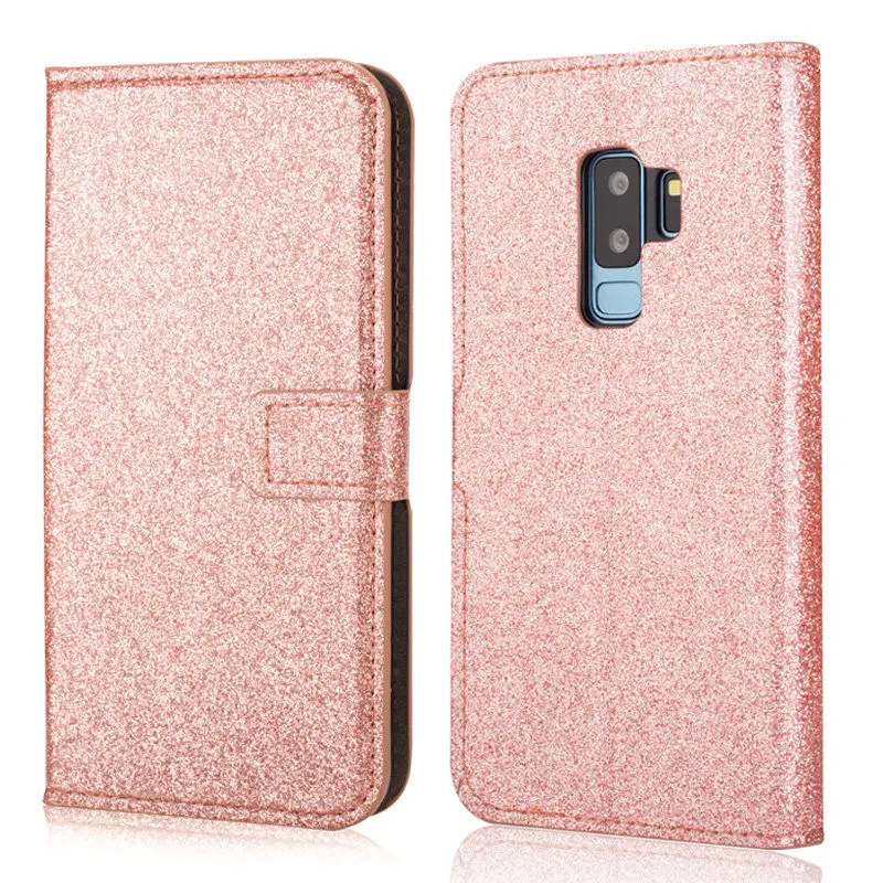 BELIAL Phone Cases for Samsung Galaxy S9 Plus Cover Glitter Wallet Leather Case for Samsung S8 S9 Plus Note 8 Case Flip Rainbow (7)