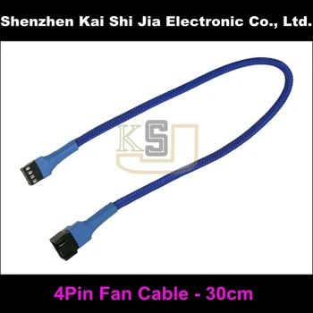 

Factory Price 30cm 4Pin PWM Fan Sleeved Extention Cable - Black, White, Blue, Red, Green Available
