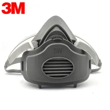 3M 3200 Filters Half Face Dust Gas Mask KN95 Respirator Safety Protective Mask Anti Dust Anti Organic Vapors PM2.5 Fog