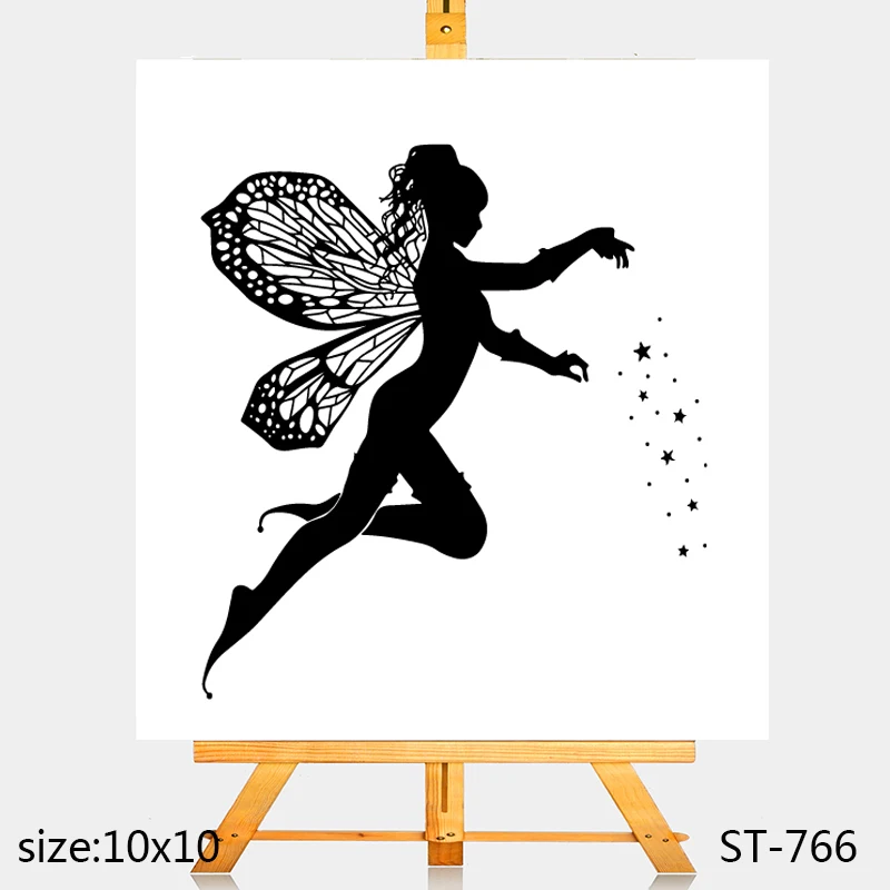 

Zhuoang Flying Elf Design / Exquisite Style Design / Transparent Seal / Silicone Seal DIY Scrapbook Album / Card