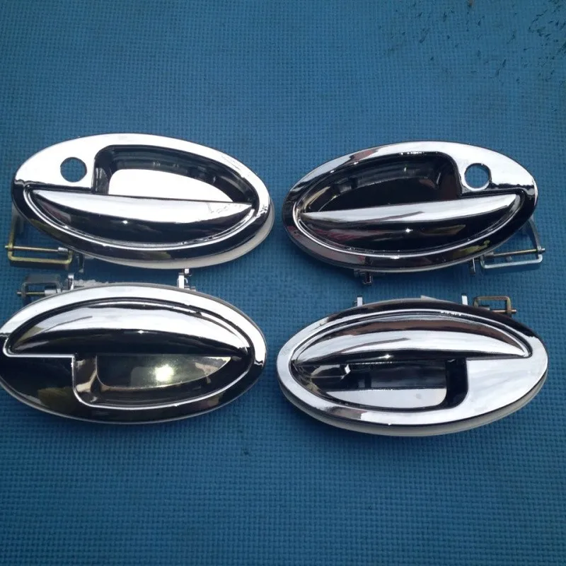 Для Lifan 520 520i Breez хромированные наружные дверные ручки, чехлы, аксессуары, хорошее качество, металлические наклейки для стайлинга автомобилей