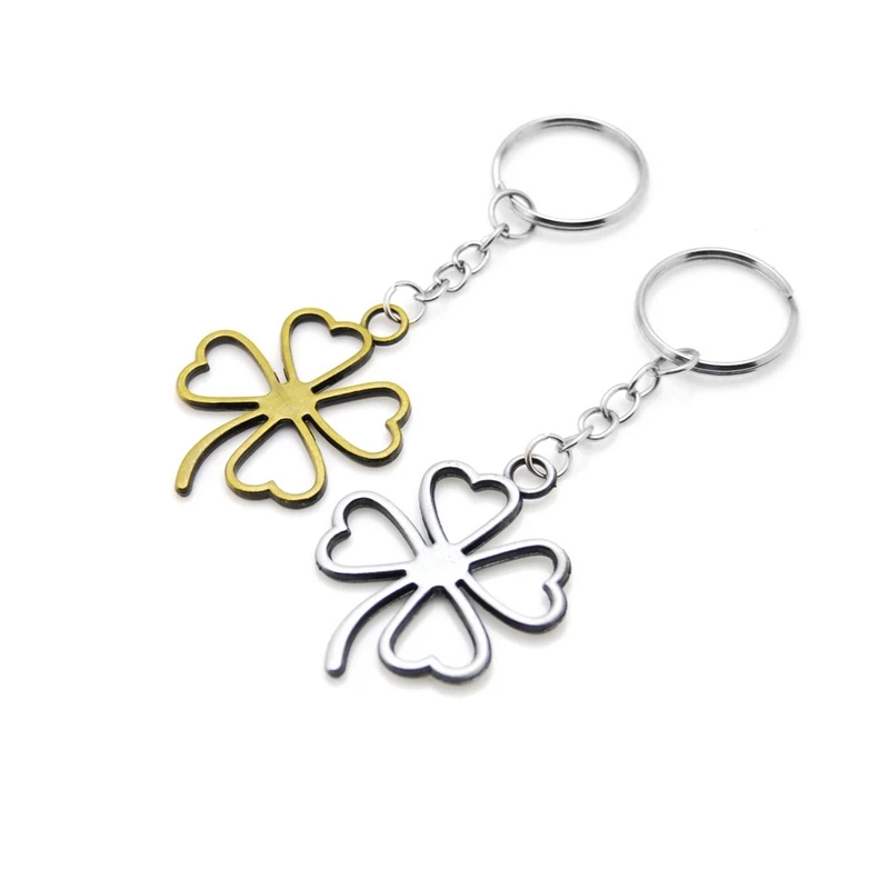 Оригинальный Новый Модный милый женский брелок Lucky Clover на брюках сумка Винтажный