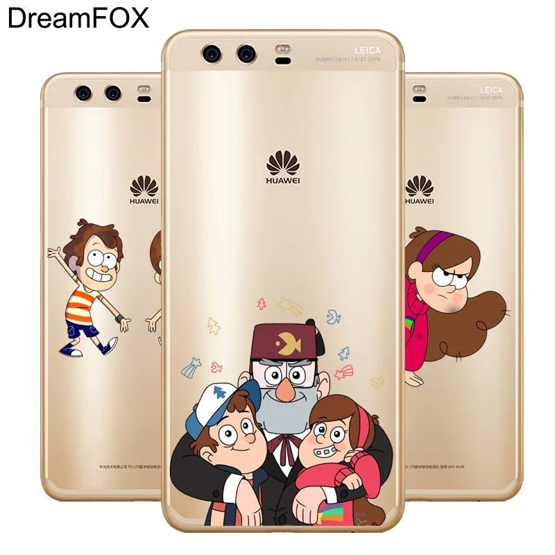 DREAMFOX L531 Gravity Falls Soft TPU Silicone Case Cover For Huawei P8 P9 P10 Lite Plus 2017 Honor 8 Pro 9 6X |