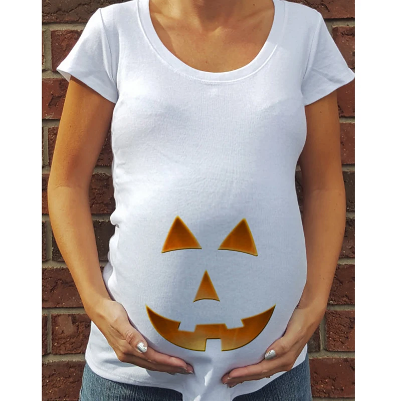 t shirt citrouille femme enceinte