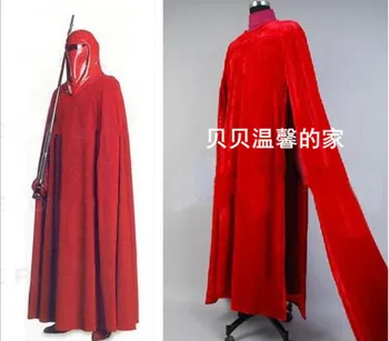 

Star Wars:Revenge of Sith Cosplay Costume Emperor Royal Guard Red Robe Cloak Outfit