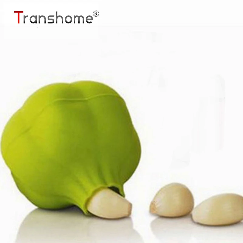 Transhome силиконовый чеснок овощечистка для чеснока прессы измельчитель резиновый