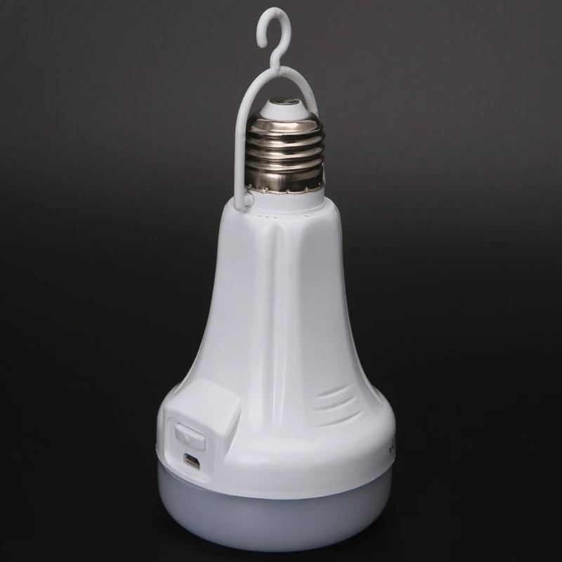 Светодиодный E27 энергосберегающий перезаряжаемый Интеллектуальный светильник лампа аварийный светильник s