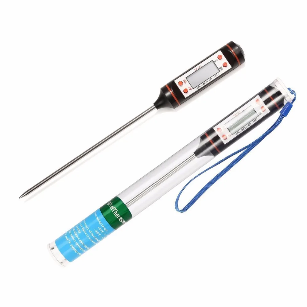 Цифровой термометр для мяса кухонный измеритель температуры барбекю воды молока