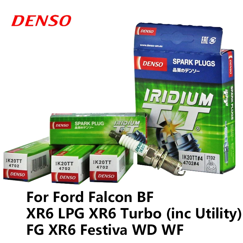 DENSO Car Spark Plug For Ford Falcon BF XR6 LPG XR6 Turbo (inc Utility