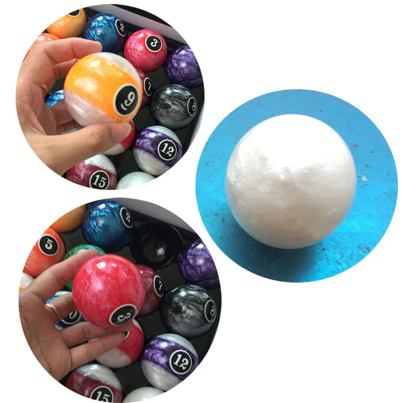 New Design Pool Table Billiard Ball Set 2 1/4" 57.2MM 2.25" 8 Ball complete set of Nine Balls Billliard Accessories