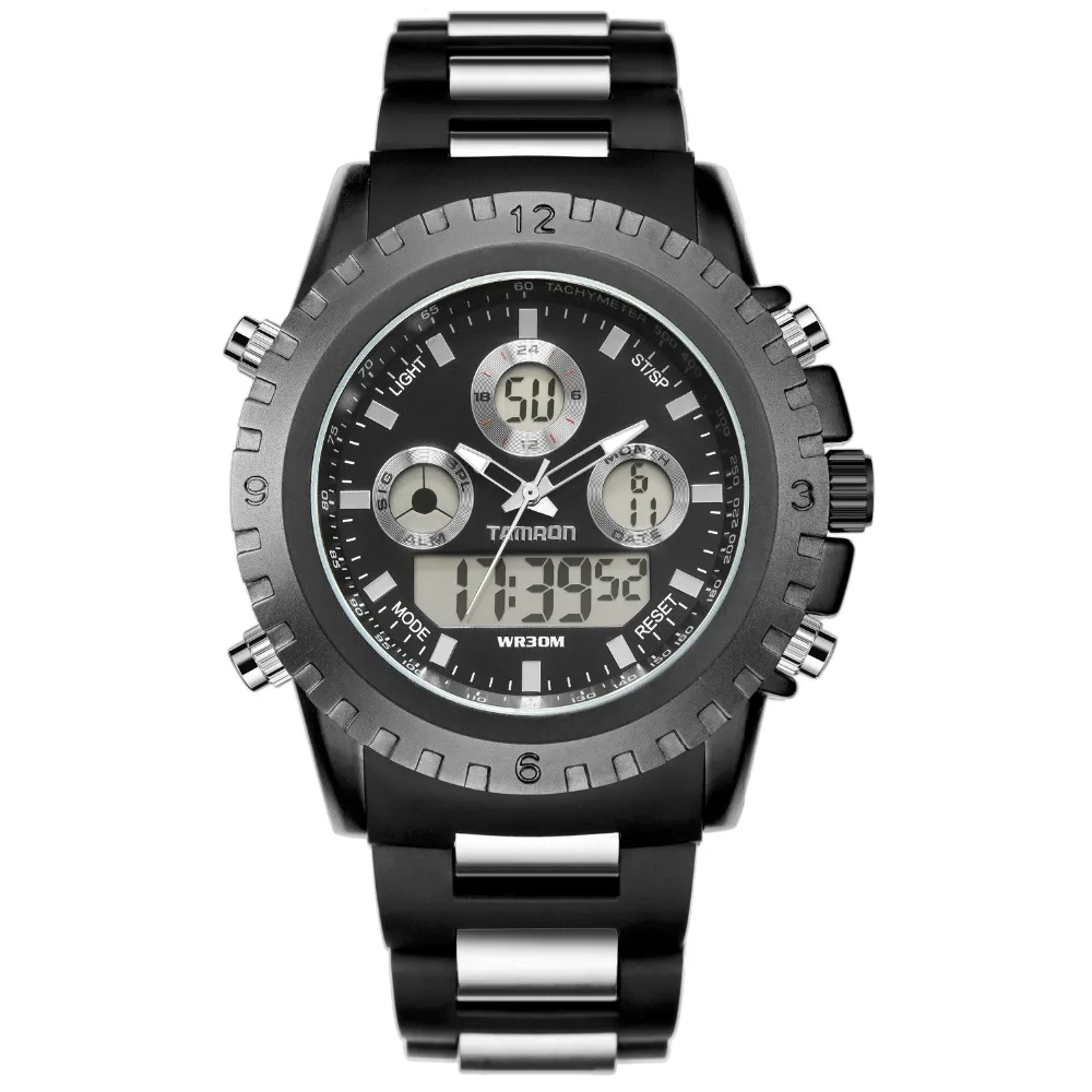 2016 outdoor sport fashion man watch japan movement digital watch multi function mountain luminous climb men