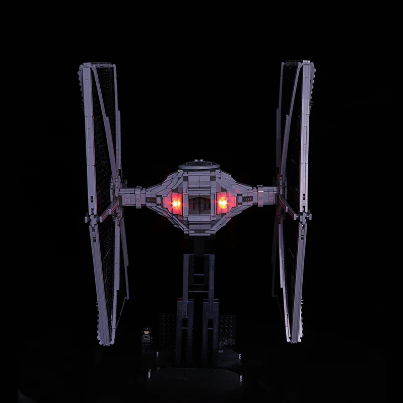 Продажа Светодиодный светильник для lego 75095, совместимый с 05036 Звездными войнами UCS TIE Fighter, строительные блоки, кирпичные игрушки (только светильник с ...