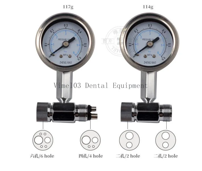 Турбинный манометр для стоматологического наконечника манометр для измерения давления воздуха стоматологическое кресло запасные части