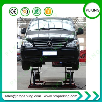 

Double Hydraulic Cylinders Scissor Car Lift Maintenance Equipment