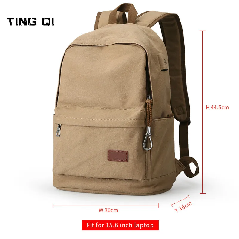 Модные мужские рюкзак Колледж школьные сумки для подростков Винтаж Mochila