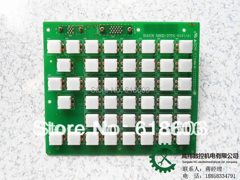 

FANUC circuit board cnc spare pcb 100% tested A86L-0001-0235 for system key board original imported