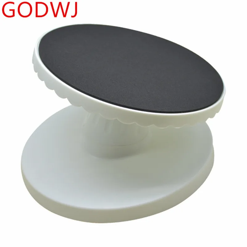 

GODWJ 9 Inch Cake Turntable New Plastic Tiltable Detachable Cake Rotary Table DIY Cake Decorating Tools Stand Cake Turntable