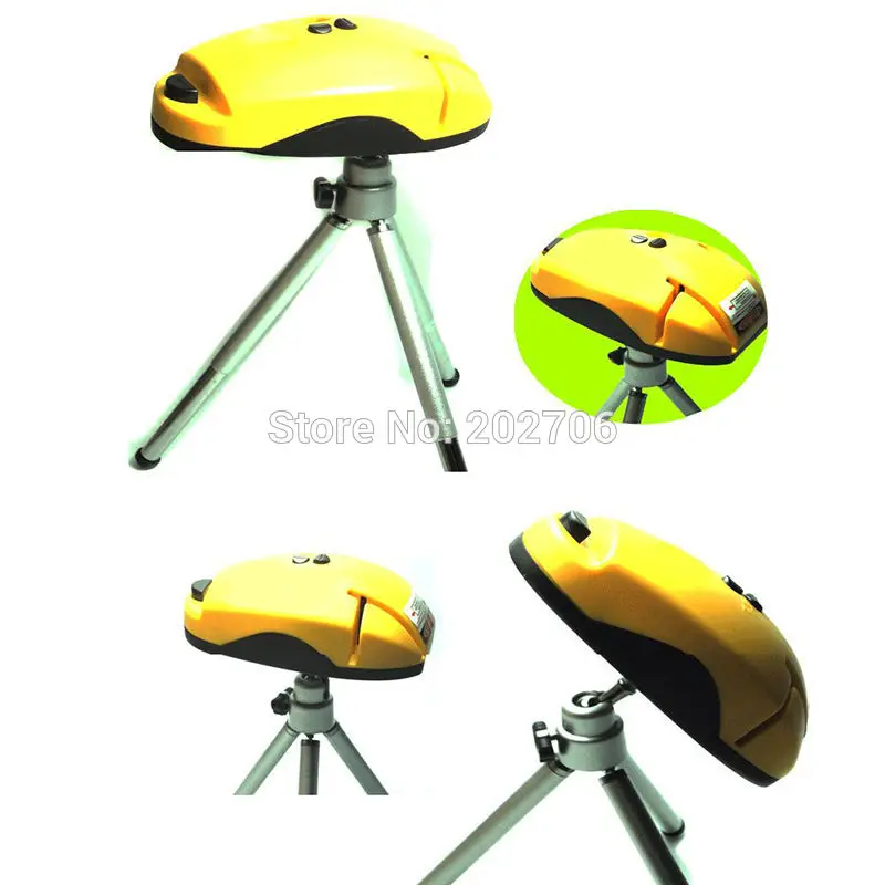 High quality MiNi mouse type 2 Line Laser level with stand 90 degree line tool tripod 3pcs/lot! | Инструменты