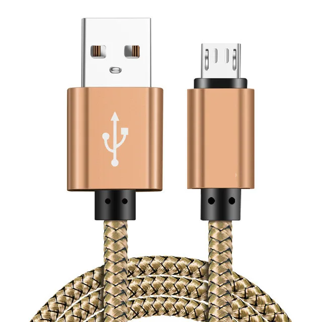 Micro USB кабель нейлоновый USB кабель для синхронизации данных для мобильного телефона Android зарядный кабель для huawei honor 8c 8x 6c 7c 7a 5x pr5co p8 p9 p10 lite