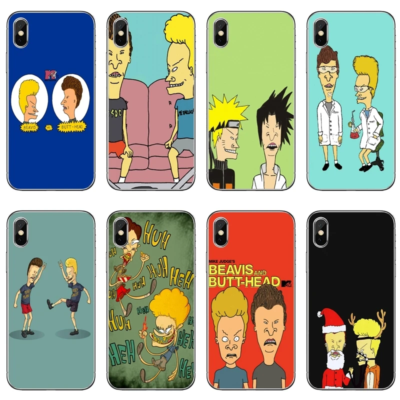 

cartoon Beavis And Butthead slim Soft accessories phone cover case For Apple iPhone X XR XS Max 8 7 6s 6 plus SE 5s 5c 5 4s 4